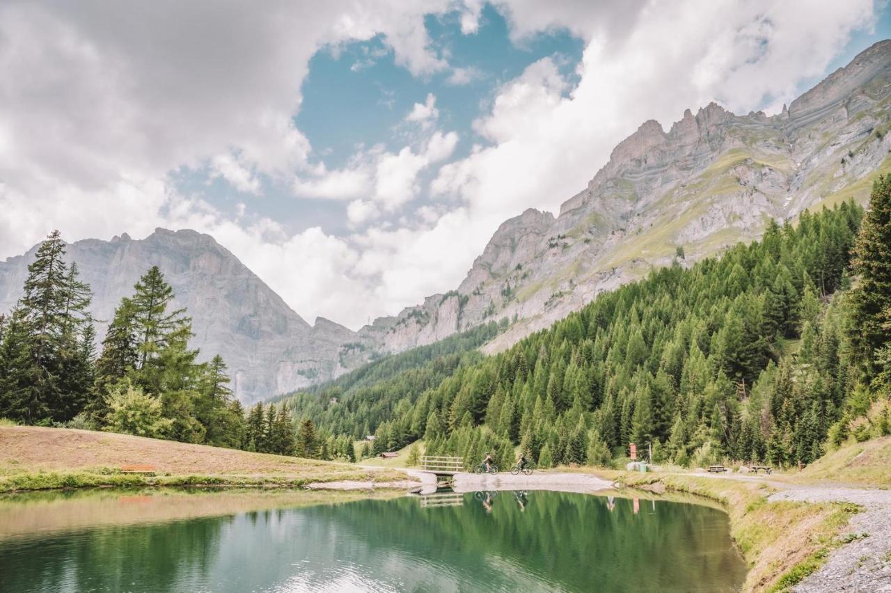 Thermal Hotels&Walliser Alpentherme Leukerbad Exterior foto