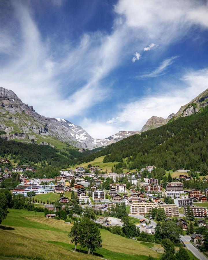 Thermal Hotels&Walliser Alpentherme Leukerbad Exterior foto