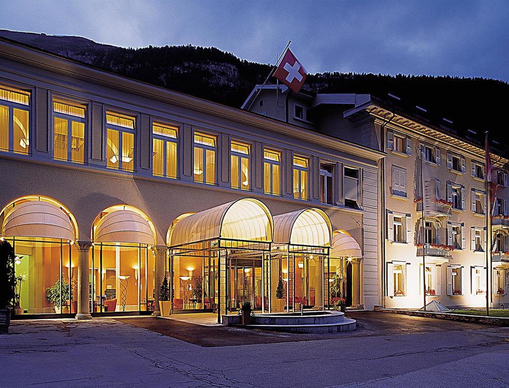 Thermal Hotels&Walliser Alpentherme Leukerbad Exterior foto